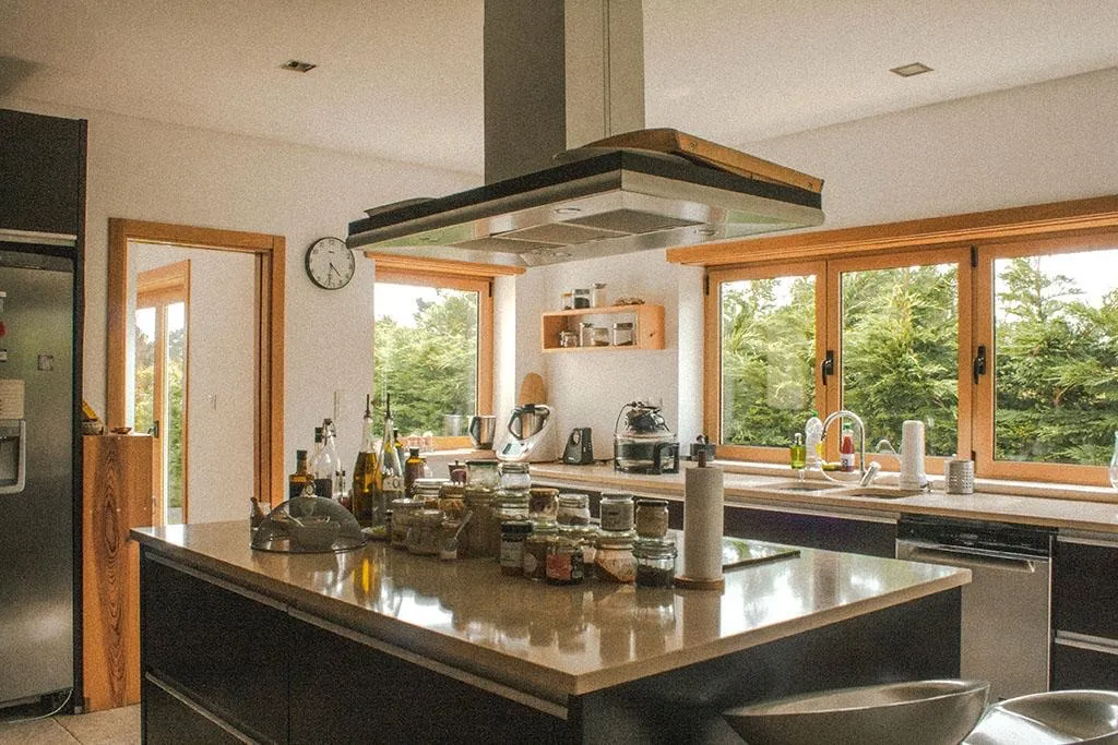 The retreat house kitchen in Sintra